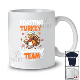 Personalized Custom Name Roasting Turkey Cooking Team; Lovely Thanksgiving Pie; Lunch Lady Chef T-Shirt