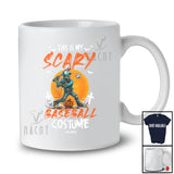 Personalized Custom Name My Scary Baseball Costume; Creepy Halloween Zombie Playing Sport Player T-Shirt