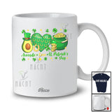 Personalized Custom Name Avocado Love St. Patrick's Day; Joyful Shamrock Heart; Vegetables Vegan T-Shirt