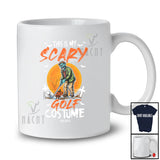 Personalized Custom Name My Scary Golf Costume; Creepy Halloween Zombie Playing Sport Player T-Shirt