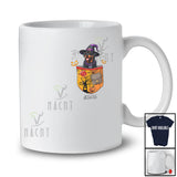 Personalized Custom Name Rottweiler Witch In Pocket; Scary Halloween Pumpkin; Family T-Shirt