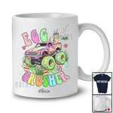 Personalized Custom Name Egg Crusher; Awesome Easter Bearded Dragon On Monster Truck; Eggs Hunting T-Shirt