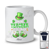 Personalized Custom Name I'm The Teacher Leprechaun; Proud St. Patrick's Day Jobs Shamrocks T-Shirt