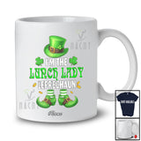 Personalized Custom Name I'm The Lunch Lady Leprechaun; Proud St. Patrick's Day Jobs Shamrocks T-Shirt