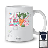 Personalized Custom Name LOVE; Awesome Easter Collection Bunny Carrots Eggs Hunting Group T-Shirt