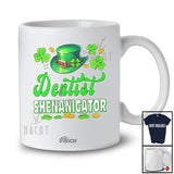 Personalized Custom Name Dentist Shenanigator; Joyful St. Patrick's Day Irish Shamrock Shenanigans T-Shirt