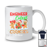 Personalized Custom Name Engineer Of Cutest Cookies; Lovely Christmas Gingerbread Baker T-Shirt