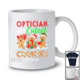Personalized Custom Name Optician Of Cutest Cookies; Lovely Christmas Gingerbread Baker T-Shirt