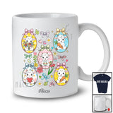 Personalized Custom Name Easter Eggs Sheep Collection; Lovely Flowers Eggs Hunting; Farmer T-Shirt