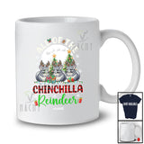 Personalized Custom Name All Of The Chinchilla Reindeer; Amazing Christmas Moon Plaid Animal T-Shirt