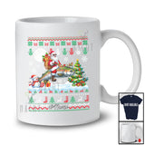 Personalized Custom Name Santa Riding Trout Fish; Amazing Christmas Tree Sweater Animal T-Shirt