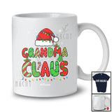 Personalized Custom Name Grandma Claus; Awesome Christmas Lights Santa Grandma; Family T-Shirt