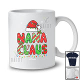 Personalized Custom Name Nana Claus; Awesome Christmas Lights Santa Grandma; X-mas Family T-Shirt