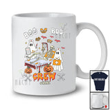 Personalized Custom Name Boo Boo Crew; Humorous Halloween Nursing Ghost EMT Nurse; Family T-Shirt