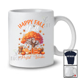 Happy Fall Y'all Postal Worker; Proud Thanksgiving Autumn Tree Pumpkin Postal Worker; Jobs Group T-Shirt