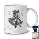 Personalized Witch Hugging Capybara; Amusing Halloween Custom Name Animal Lover T-Shirt