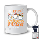 Personalized Custom Name Boo Keeper Analyst; Lovely Halloween Ghost Beekeeper; Jobs Family T-Shirt