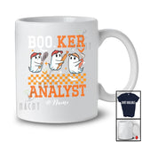 Personalized Custom Name Boo Ker Analyst; Lovely Halloween Ghost Baker; Jobs Family T-Shirt