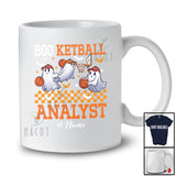 Personalized Custom Name Boo Ketball Analyst; Lovely Halloween Ghost Basketball Sport Player T-Shirt