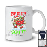 Personalized Custom Name Ramen Squad; Amusing Christmas Santa Ramen Japan Food; Family T-Shirt