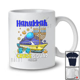 Personalized Custom Name Hanukkah Cruise Squad; Joyful Menorah Cruise Ship Vacation Trip T-Shirt