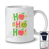 Personalized Custom Name 3Ho; Amusing Christmas Lights Teacher Apple Fruit; Family Group T-Shirt