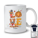 Personalized Custom Name LOVE Dispatcher; Amusing Thanksgiving Proud Job Tools Family T-Shirt