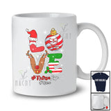 Personalized Custom Name LOVE Nurse; Amusing Christmas Proud Job Nursing Tools Family T-Shirt