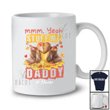 Personalized Custom Name Stuff Me Daddy; Sarcastic Thanksgiving Adult Turkey Fall Leaves; Family T-Shirt