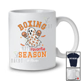 Personalized Custom Name Boxing Favorite Season; Joyful Halloween Boo Playing Player T-Shirt
