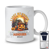 Personalized Custom Name I Lost My Broom Dispatcher; Scary Halloween Moon Jobs Witch T-Shirt