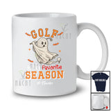 Personalized Custom Name Golf Favorite Season; Joyful Halloween Boo Playing Player T-Shirt