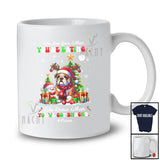 Personalized Custom Name We See You Eating; Amusing Christmas Tree Bulldog Owner T-Shirt
