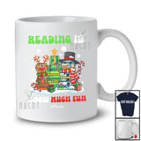 Personalized Custom Name Reading Is Snow Much Fun; Joyful Christmas Book Snowman; Teacher Librarian T-Shirt