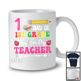 1st Day Of 1st Grade Pray For My Teacher, Lovely Back To School Pencil, Students Teacher Group T-Shirt