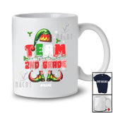 Personalized Team 2nd Grade; Wonderful Christmas Lights Elf; Custom Name Students Teacher T-Shirt