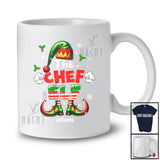 Personalized Custom Name The Chef Elf; Joyful Christmas Elf Snow Around; Family T-Shirt