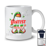 Personalized Custom Name The Dentist Elf; Joyful Christmas Elf Snow Around; Family T-Shirt