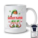 Personalized Custom Name The Hockey Player Elf; Joyful Christmas Elf Snow Around; Family T-Shirt