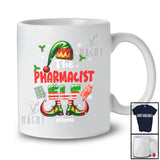 Personalized Custom Name The Pharmacist Elf; Joyful Christmas Elf Snow Around; Family T-Shirt