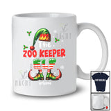 Personalized Custom Name The Zoo Keeper Elf; Joyful Christmas Elf Snow Around; Family T-Shirt
