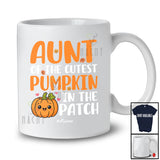 Personalized Custom Name Aunt Of The Cutest Pumpkin; Lovely Thanksgiving Family Group T-Shirt