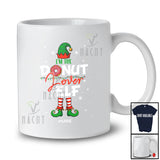 Personalized Custom Name I'm Donut Lover Elf; Humorous Christmas Lights Naughty Family T-Shirt