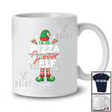 Personalized Custom Name I'm Pizza Lover Elf; Humorous Christmas Lights Naughty Family T-Shirt