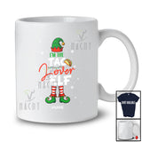 Personalized Custom Name I'm Taco Lover Elf; Humorous Christmas Lights Naughty Family T-Shirt
