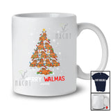 Personalized Custom Name Merry Walmas; Adorable Christmas Lights Tree Walrus; Family T-Shirt