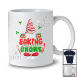 Personalized Custom Name The Baking Gnome; Lovely Christmas Gnome Snow; Family Group T-Shirt