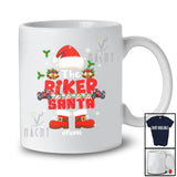 Personalized Custom Name The Biker Santa; Lovely Christmas Santa Snow; Family Group T-Shirt