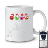 Personalized Custom Name Four Santa Bowling Face Emotion Collection; Merry Christmas Player T-Shirt