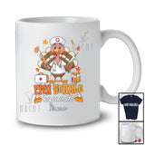 Personalized Custom Name CNA Gobble Squad; Amusing Thanksgiving Turkey Nurse Nursing T-Shirt